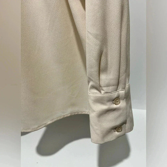 Who What Wear ivory blouse with kerchief tie size XXL Womens - Picture 6 of 9